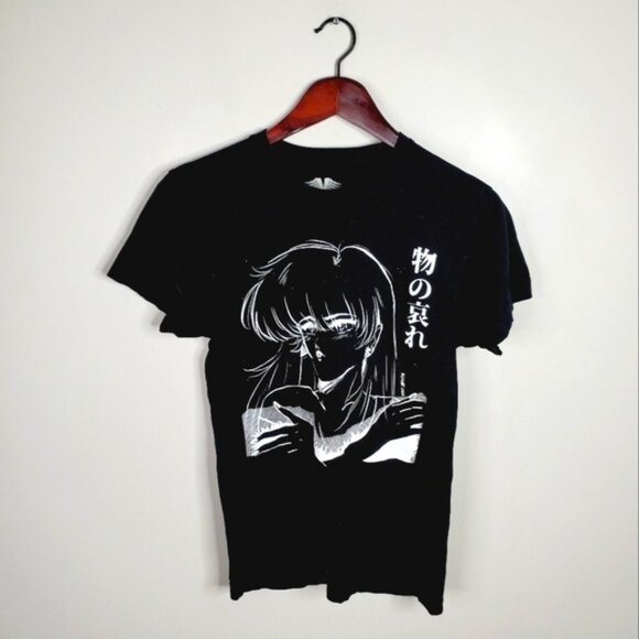 Vapor Wear Pathos Of Things Anime Skater Black Tee XS - Picture 1 of 7